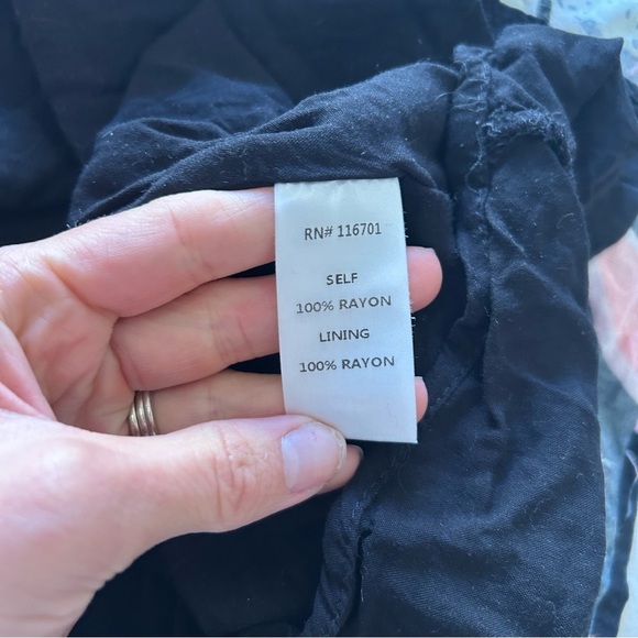 Karlie Multi Floral V-Neck Long Sleeve Tier Maxi Dress Size Large - Picture 9 of 9